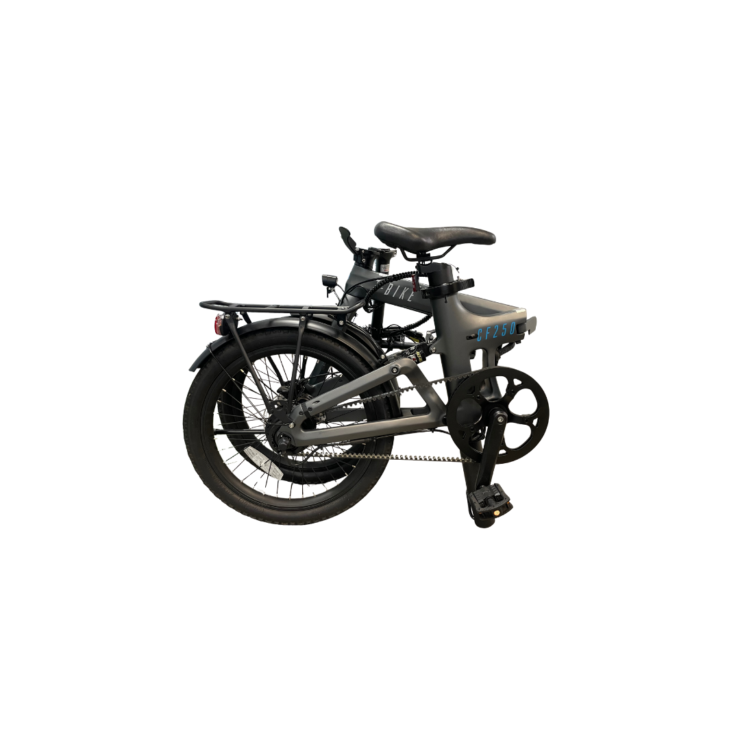 CF250 Carbonfaser-Falt-Elektrofahrrad – Anthrazit