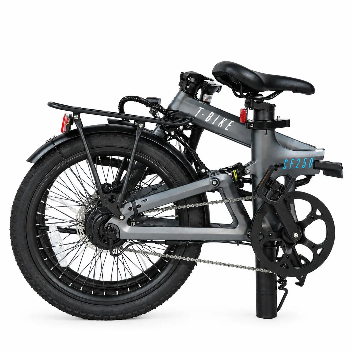 CF250 Carbonfaser-Falt-Elektrofahrrad – Anthrazit