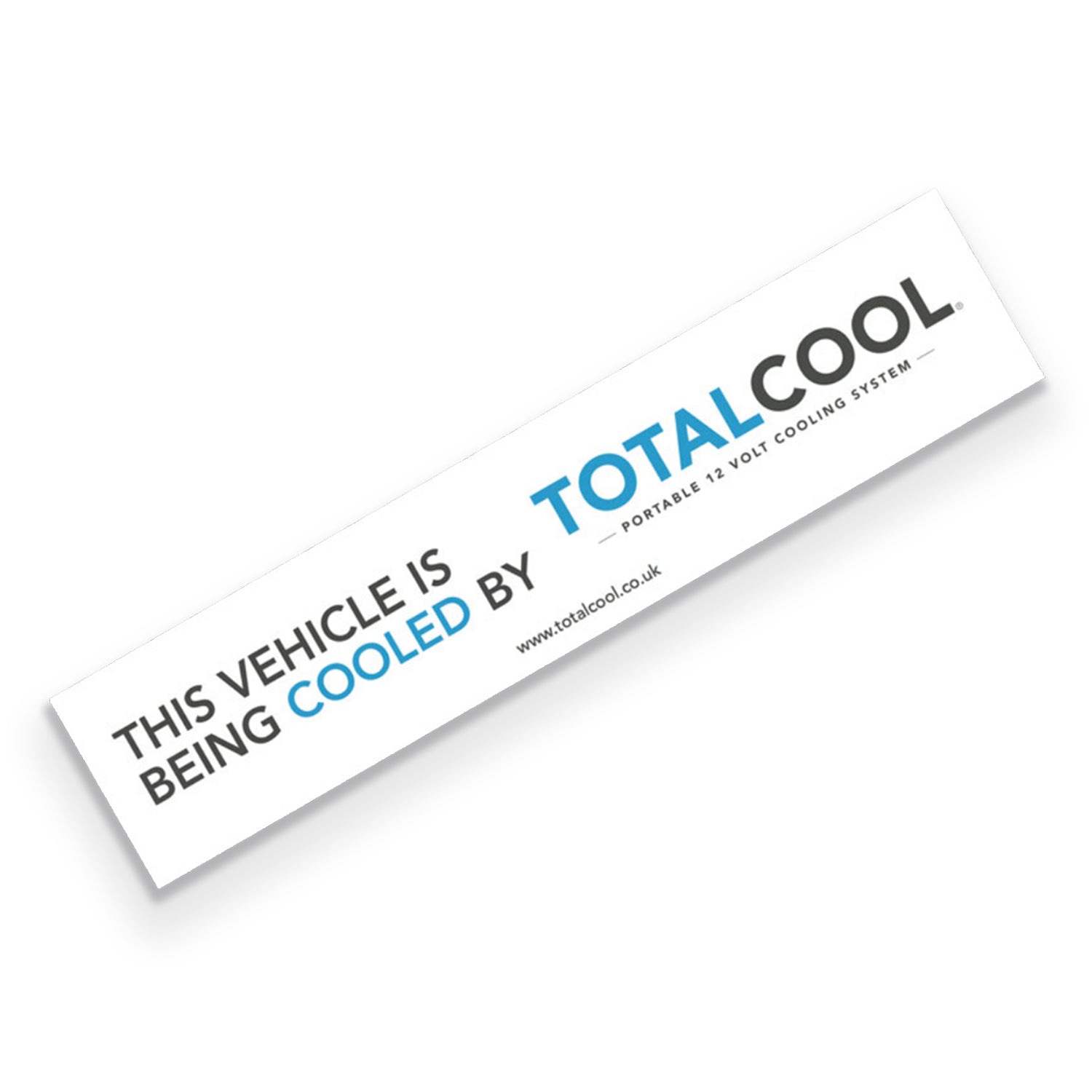 Abnehmbarer Totalcool-Fensteraufkleber