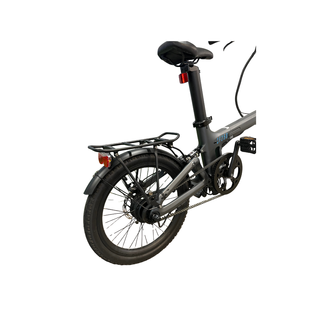CF250 Carbonfaser-Falt-Elektrofahrrad – Anthrazit