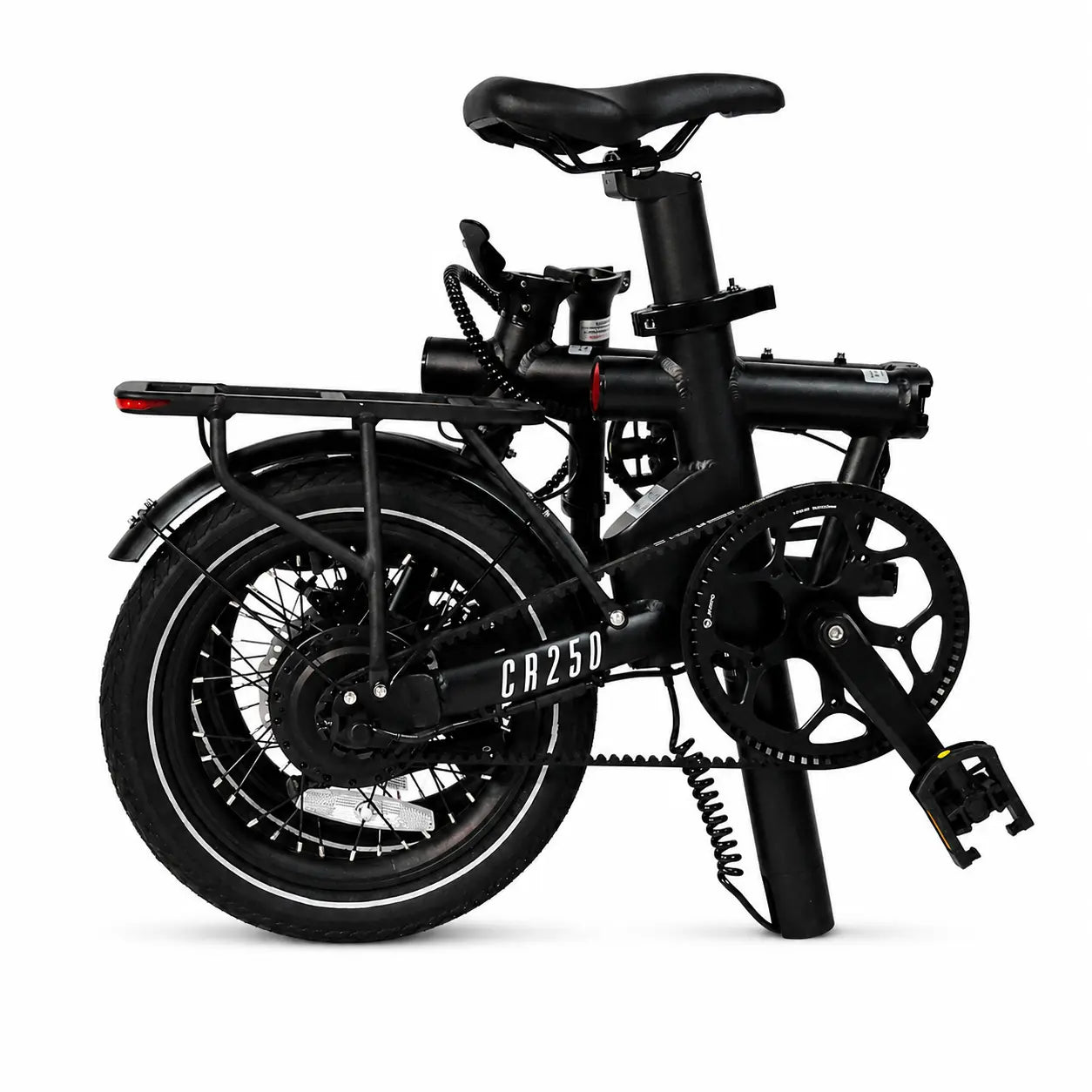 CR250 Compact Rider Faltbares Elektrofahrrad – Schwarz