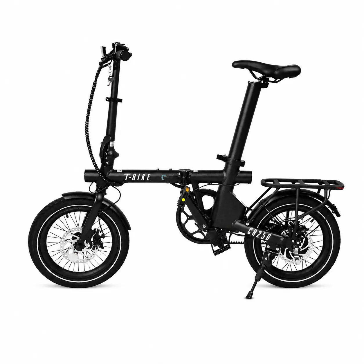 CR250 Compact Rider Faltbares Elektrofahrrad – Schwarz