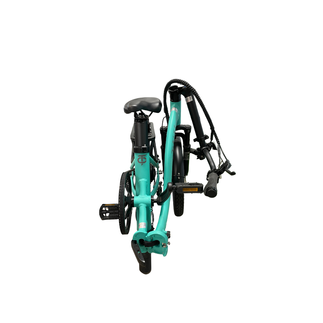 LR250 Low-Rider Faltrad mit Elektroantrieb – Türkis