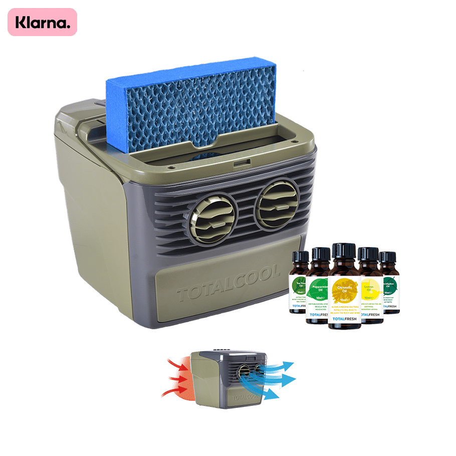 Luftkühler mit Duftöl vorteilspaket – Camo Grün
